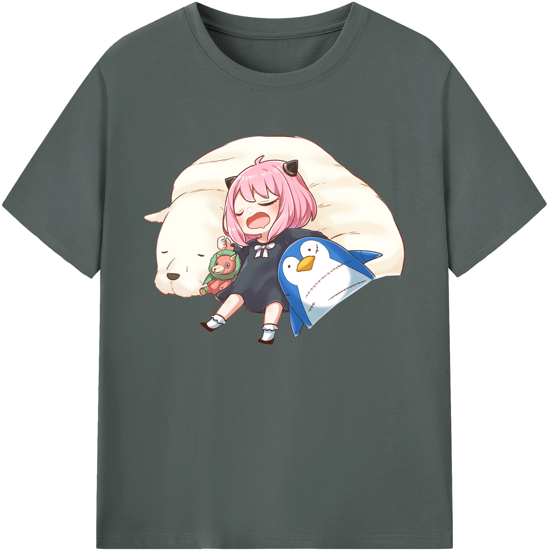（画像用） SPY×FAMILY间谍家家酒 綿100％ メンズ半袖Tシャツ｜肌触りやわらか＆通気性